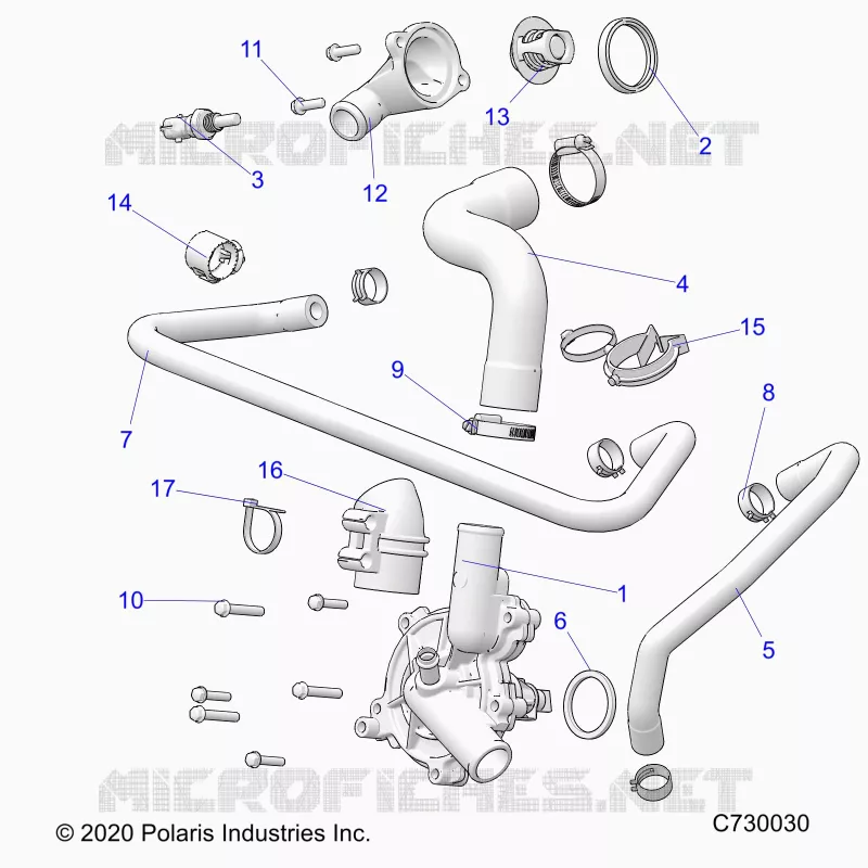 MOTOR, WATERPUMP AND BYPASS