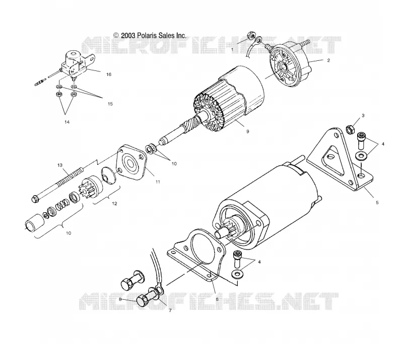 MOTOR DE ARRANQUE (700)(800)
