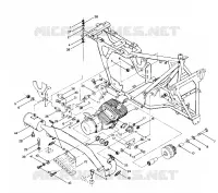 ENGINE AND SOPORTE ESCAPE (4913501350005A)
