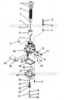 CARBURADOR LITE 0963433, EURO LITE E963433 AND LITE DELUXE 0963431 (4931663166C007)