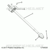 TREN, FRONT PROP SHAFT