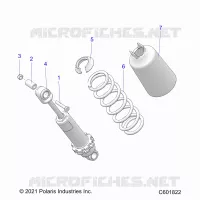 SUSPENSION, CHOQUE FRONTAL TRACK (7045714)