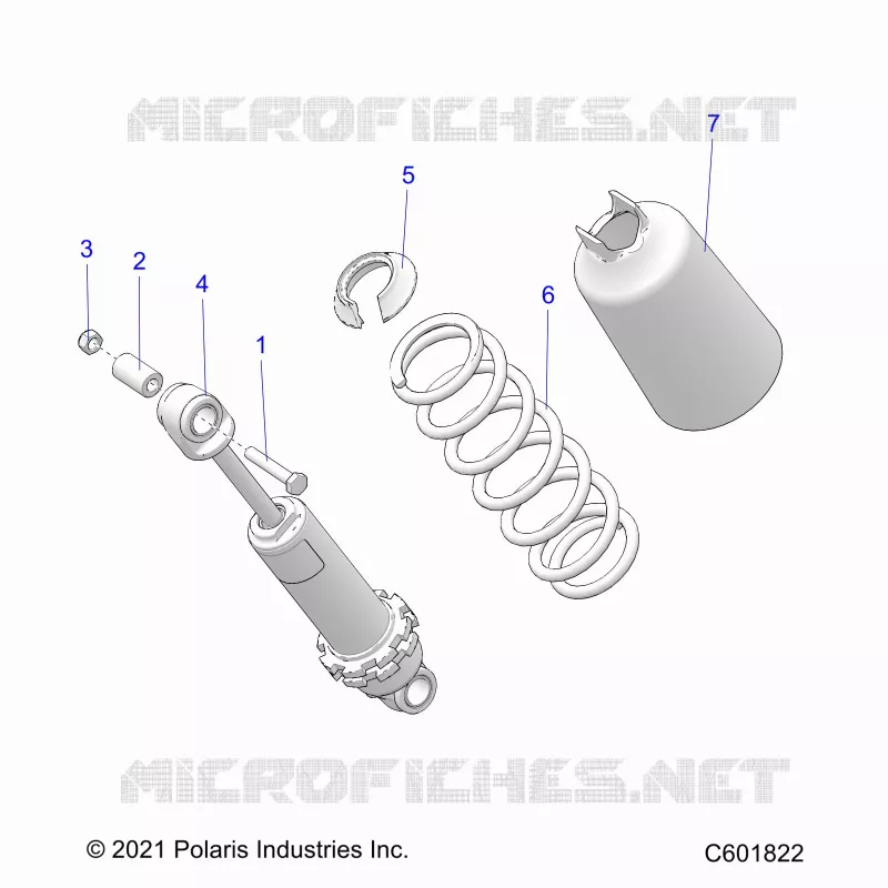 SUSPENSION, CHOQUE FRONTAL TRACK (7045714)