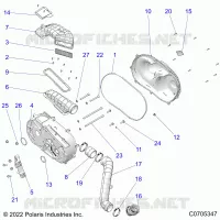 TREN, CLUTCH COVER AND DUCTING