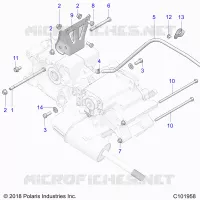 TREN, MAIN GEARCASE MOUNTING