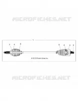 TREN, FRONT HALF SHAFT