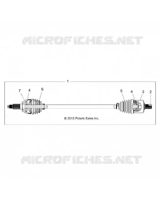 TREN, FRONT HALF SHAFT