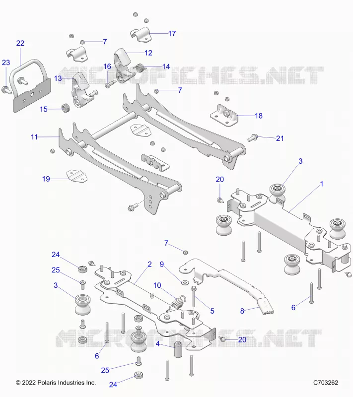 ASIENTO MOUNTING, FRONT