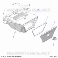 BODY, CAJA DE ALMACENAJE, REAR