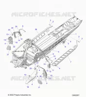 CHASSIS, PROTECCIÃ³N DEL EMBRAGUE, FOOTRESTS, AND RUNNING BOARDS