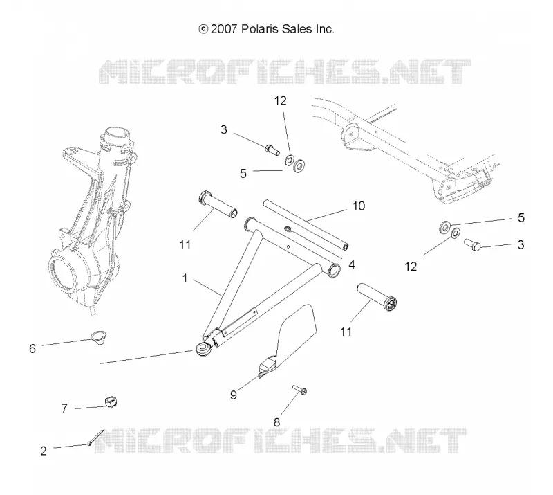 SUSPENSION, A-ARM and PUNTAL MOUNTING
