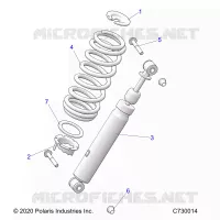 SUSPENSION, CHOQUE FRONTAL MOUNTING