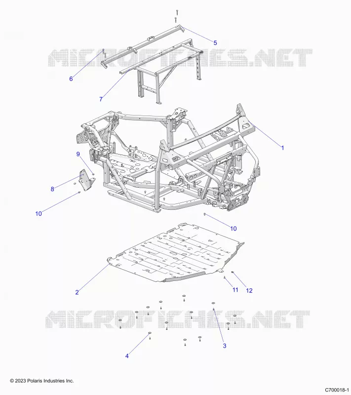 CHASSIS, MAIN FRAME AND ESQUÃD PLATES