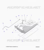 SISTEMA DE COMBUSTIBLE, FUEL TANK ASM.