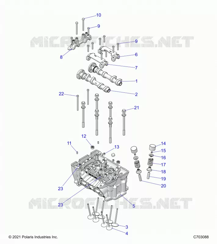 ENGINE, CULATA AND VALVES