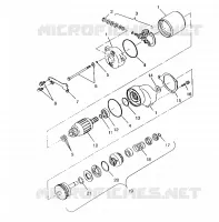 MOTOR DE ARRANQUE 6x6 400L, SWEDISH S948740 and  NORWEGIAN N948740 (4926812681054A)