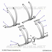 ASIENTO BELT MOUNTING 4 POINT