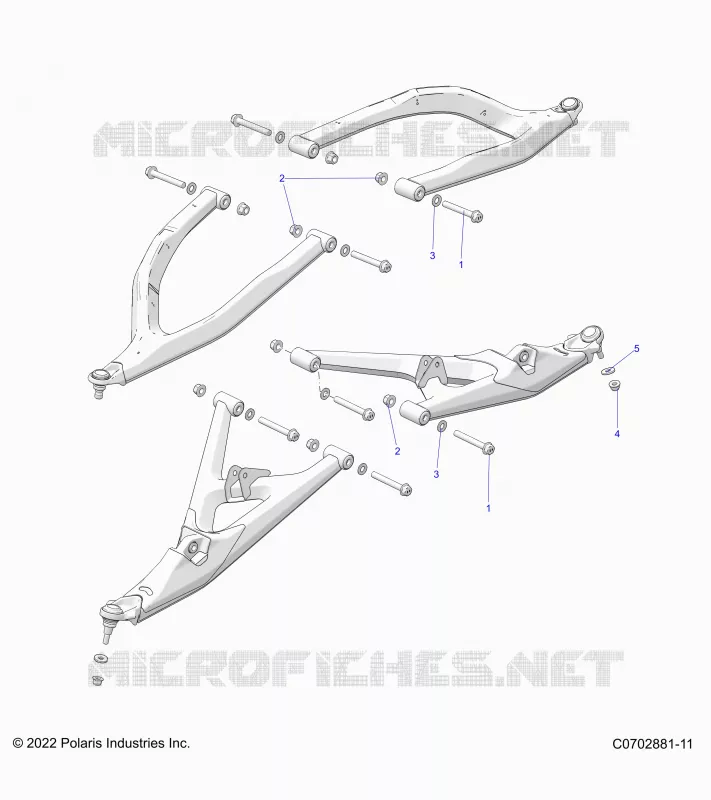 SUSPENSIÃ“N DELANTERA CONTROL ARMS MOUNTING