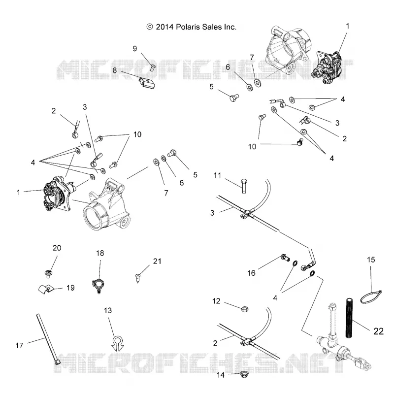 BRAKES, FRENO TRASERO LINES