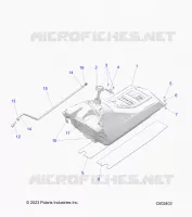 SISTEMA DE COMBUSTIBLE, FUEL TANK ASM.