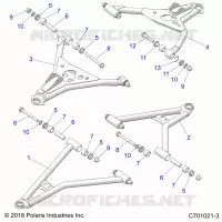 SUSPENSIÃ“N DELANTERA CONTROL ARMS