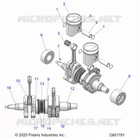 ENGINE, PISTON AND CIGUEÑAL