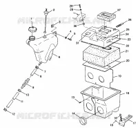 TANQUE DE ACEITE/CAJA FILTRO DE AIRE 600 RMK 0980958 AND EUROPEAN 600 RMK E980958 (4944634463C004)