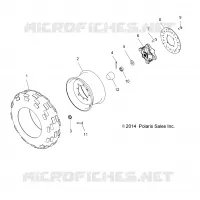 RUEDAS, FRONT TIRE and FRENO DISC