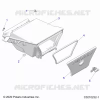 BODY, CAJA DE ALMACENAJE, REAR