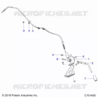 FRENO DE MANO BRAKE HANDLE