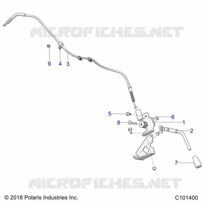 FRENO DE MANO BRAKE HANDLE