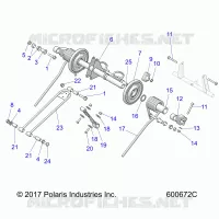 SUSPENSION, TRASERO ARM PAR