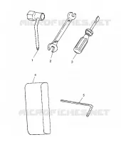 MONTAJE KIT DE HERRAMIENTA SL 750 B944070 (4927012701022A)
