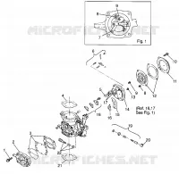 CARBURADOR (SL 700) SL 700 B974071 AND INTL. SL 700 I974071 (4940874087C008)