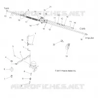 MOTOR, CARBURADOR MOUNTING AND GASOLINA LINES