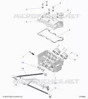 ENGINE, THROTTLE BODY AND TAPA DE LA VÃLVULA 