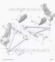SUSPENSION, A-ARM AND PUNTAL MOUNTING