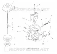 MOTOR, CARBURADOR, UPPER