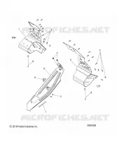 CHASSIS, PROTECCIÓN DEL EMBRAGUE AND FOOTRESTS