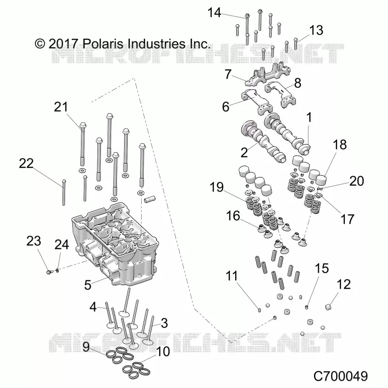 ENGINE, CULATA AND VALVES