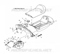 ASIENTO, FUEL TANK AND CONSOLE