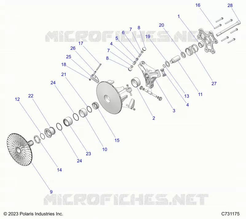 TREN, PRIMARY CLUTCH