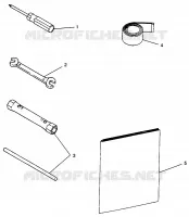 KIT DE HERRAMIENTA LITE GT 0973133 and EUROPEAN LITE GT E973133 (4938253825A014)