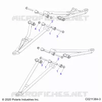 SUSPENSIÃ“N DELANTERA A-ARM MOUNTING
