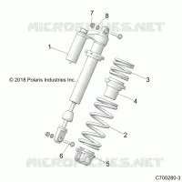 SUSPENSION, CHOQUE FRONTAL MOUNTING