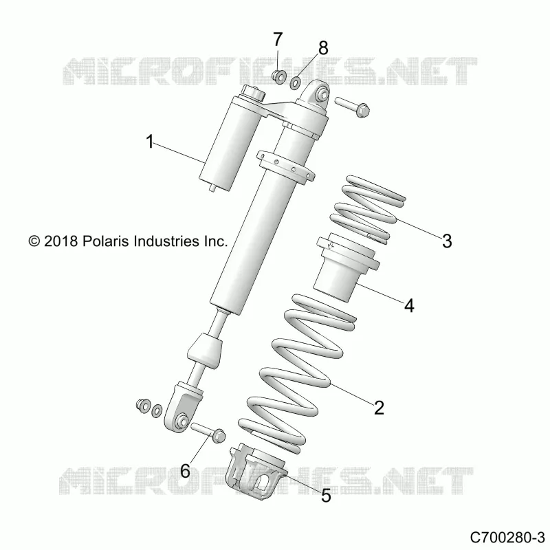SUSPENSION, CHOQUE FRONTAL MOUNTING