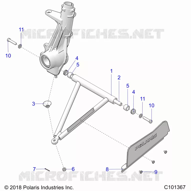 SUSPENSION, A-ARM AND PUNTAL MOUNTING