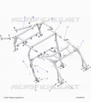 CHASSIS, CAB BASTIDOR