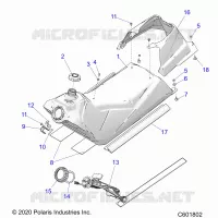 SISTEMA DE COMBUSTIBLE, FUEL TANK ASM.