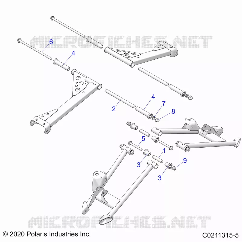 SUSPENSION TRASERA CONTROL ARM MOUNTING